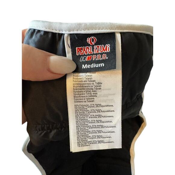 Pearl Izumi PRO Softshell Shoe Cover Overshoe Waterproof Medium Black Cycling - Picture 9 of 10